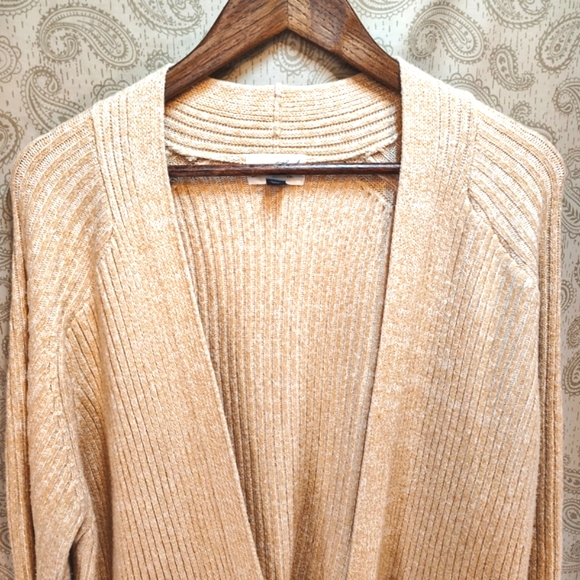 Universal Thread Beige Ribbed Cardigan - Picture 2 of 8